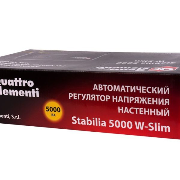 Стабилизатор напряжения QUATTRO ELEMENTI Stabilia 5000 W-Slim 4